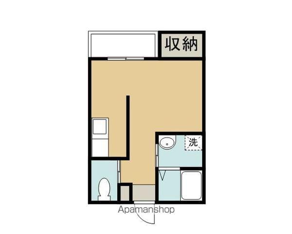 フレアージュC(1K/2階)の間取り写真