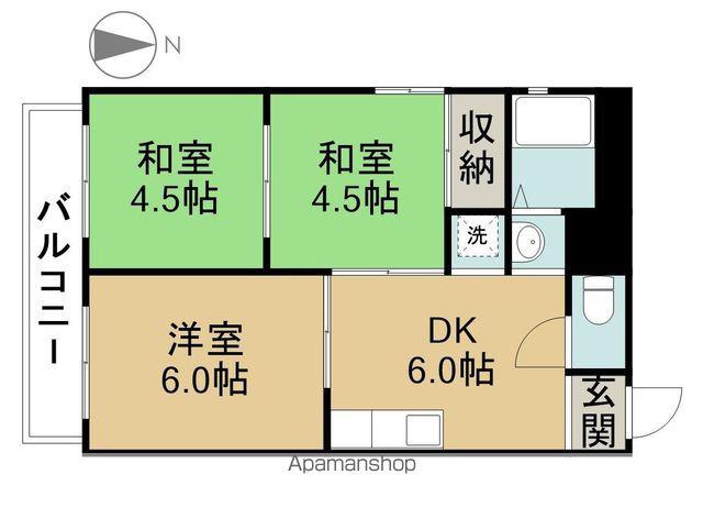 P・M小池(3DK/3階)の間取り写真