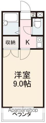 メグナル21(1K/4階)の間取り写真