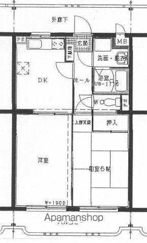 太豊マンション(2DK/3階)の間取り写真