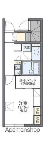 レオパレスあゆみ(1K/1階)の間取り写真