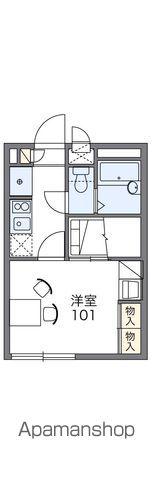 レオパレスシャンブルNS(1K/2階)の間取り写真