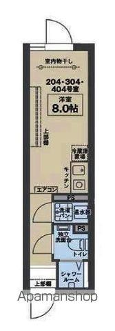 COCOFLAT阿佐ヶ谷(ワンルーム/1階)の間取り写真