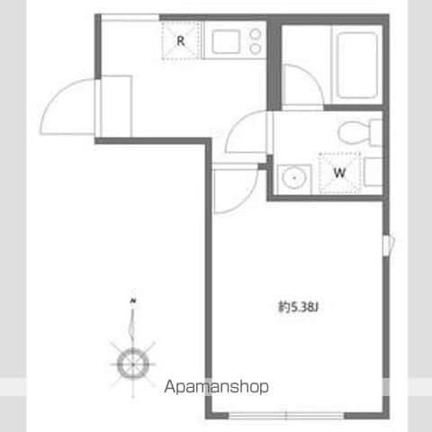 ルーデンス本蓮沼Ⅱ(1K/3階)の間取り写真