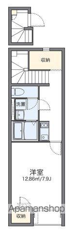 レオネクストKATSURA(1K/2階)の間取り写真