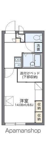 レオパレス樹(1K/2階)の間取り写真