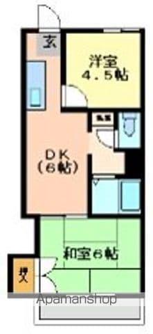 サンハイツ新栄(2DK/5階)の間取り写真