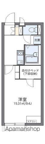 レオネクスト百花繚乱(1K/2階)の間取り写真