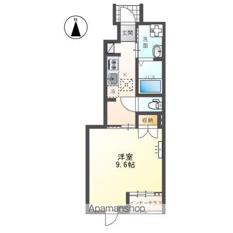 太田市本町 Ⅲ期工事(1K/1階)の間取り写真