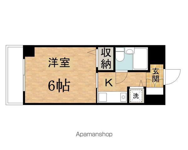 ラミアール聖蹟(1K/3階)の間取り写真