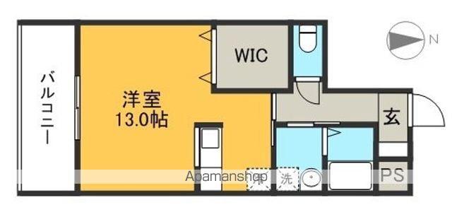 ドリームハウスしののめ(ワンルーム/3階)の間取り写真