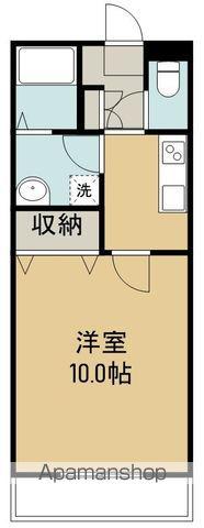 ドミトーレ6-4(1K/1階)の間取り写真