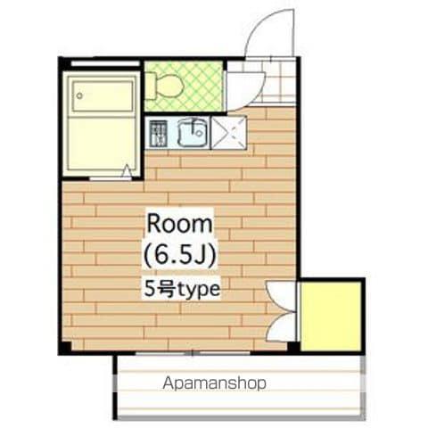 メゾンジョイ(ワンルーム/3階)の間取り写真