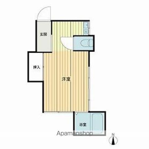 コーポめぐ(ワンルーム/1階)の間取り写真