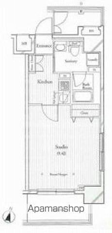 フィットエル仙台一番町(1K/3階)の間取り写真