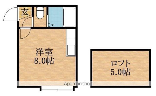 プラザ45(1K/1階)の間取り写真