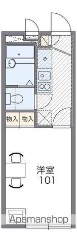 レオパレスアークK T(1K/2階)の間取り写真