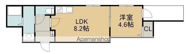 CHERIM名城公園(1LDK/2階)の間取り写真