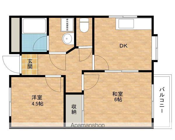 J・T・Y・21(2DK/2階)の間取り写真