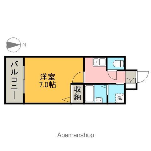 セントラルハイツ東別院(1K/3階)の間取り写真