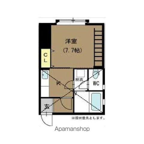 サンフレンド女池(1K/2階)の間取り写真