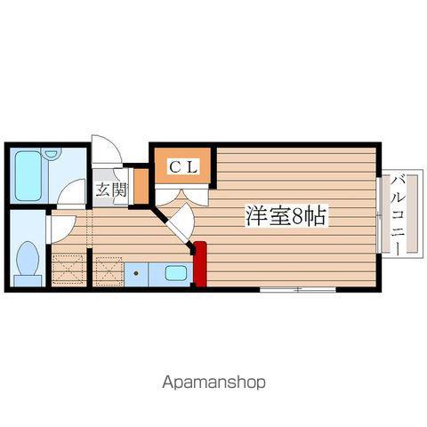 エクセレント南吉成伍番館(1K/2階)の間取り写真