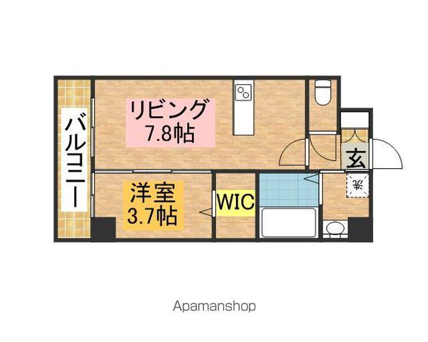 レジデンシャルヒルズアーバンプレイス(1LDK/6階)の間取り写真