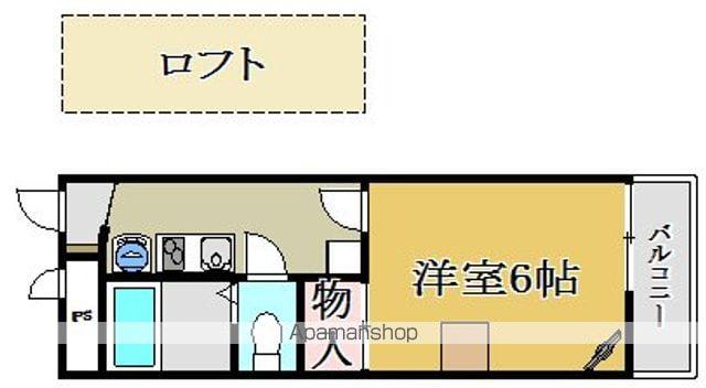 レオパレスあびこ(1K/3階)の間取り写真