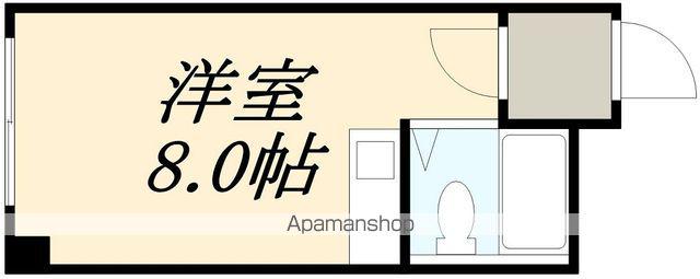 ウィズリーガル五稜郭公園(ワンルーム/2階)の間取り写真