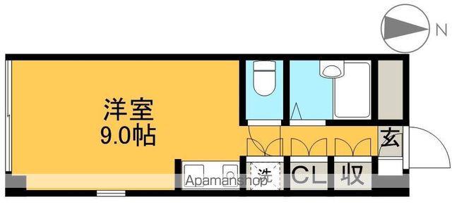 スカーラ1532(ワンルーム/3階)の間取り写真