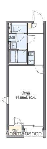 レオネクスト樹(1K/1階)の間取り写真