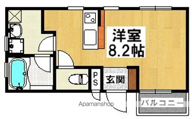 シュライテン白鷺(ワンルーム/4階)の間取り写真