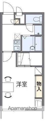 レオパレスCOMFORT(1K/1階)の間取り写真