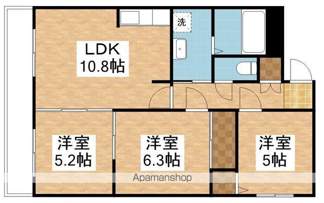 ファミーユ(3LDK/2階)の間取り写真