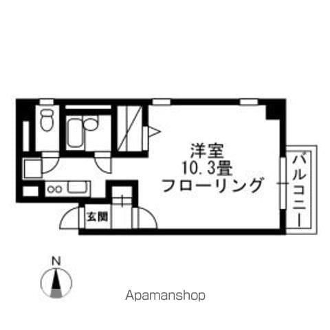 小菅木町ビル(1K/4階)の間取り写真