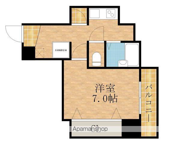 種信ビル(1K/2階)の間取り写真