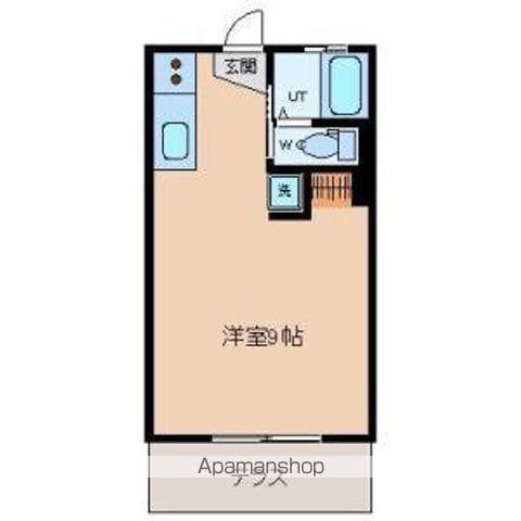 今村コーポ(ワンルーム/1階)の間取り写真