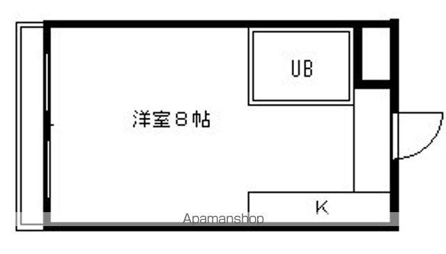 ドール滝子(1K/4階)の間取り写真