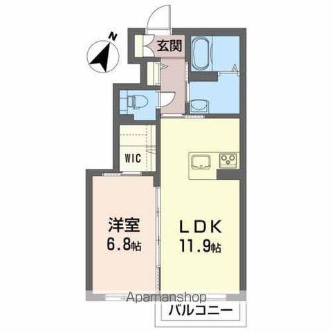 レジナス(1LDK/1階)の間取り写真