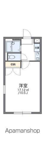 レオパレスWOOD中野(1K/1階)の間取り写真