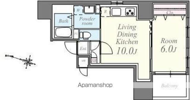 エクセレント 1(1LDK/3階)の間取り写真