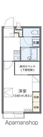 レオパレス白鳥(1K/2階)の間取り写真