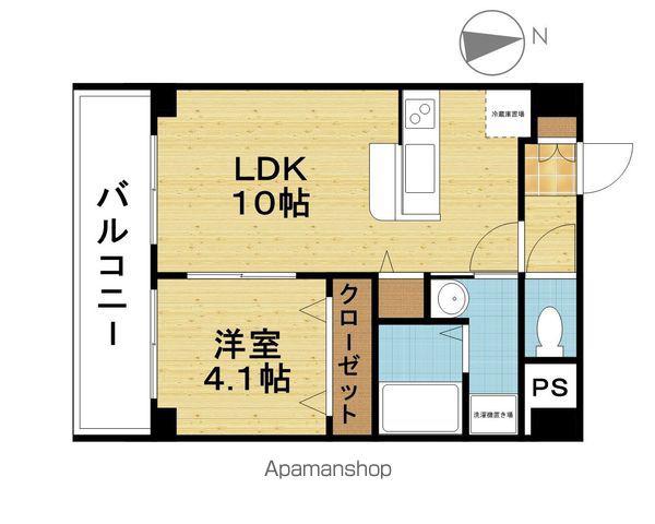 スペニール大道(1LDK/2階)の間取り写真