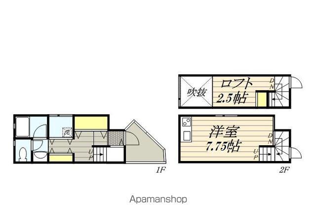 レガーロ千葉中央(1K/1階)の間取り写真