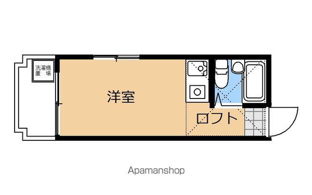 CKRビル(ワンルーム/3階)の間取り写真
