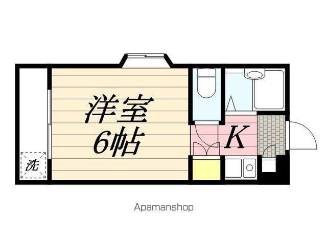 プレアール新外(1K/3階)の間取り写真