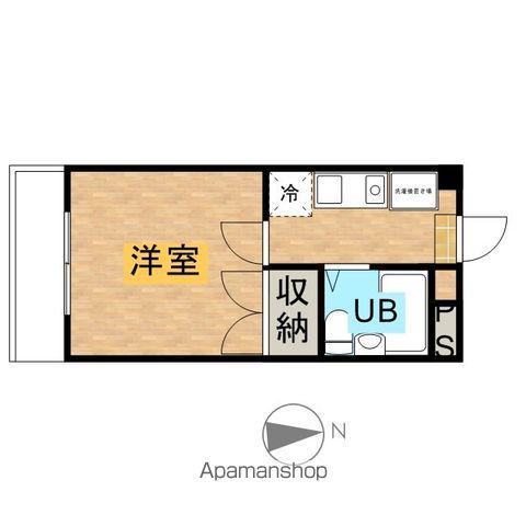 リバービレッジ(1K/1階)の間取り写真