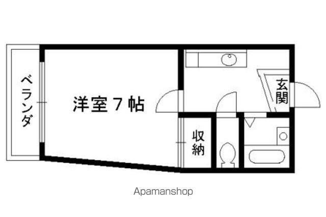 紫竹大門町マンション(1K/2階)の間取り写真