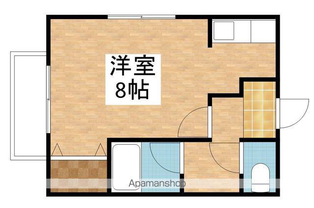 コーポひまわり(ワンルーム/1階)の間取り写真