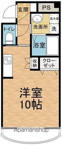 ベルメゾン北斗(ワンルーム/2階)の間取り写真